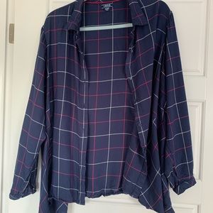 IZOD plaid button up shirt
